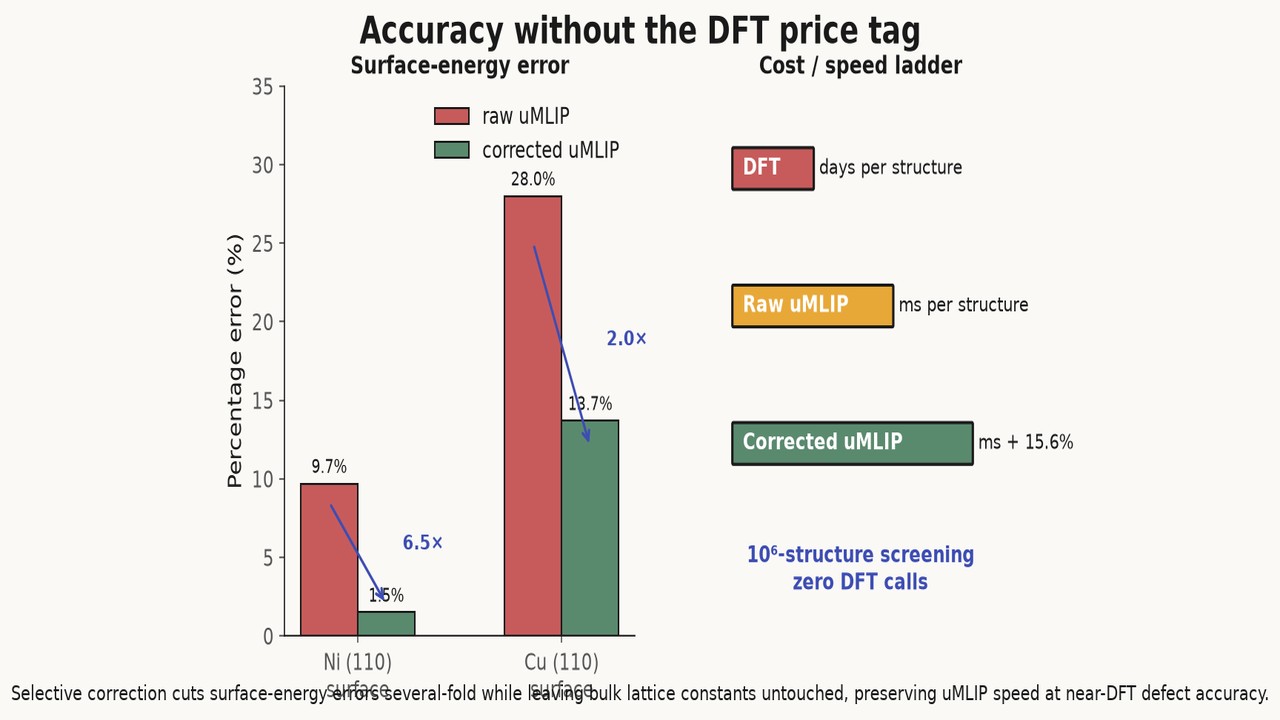 Accuracy without the DFT price tag