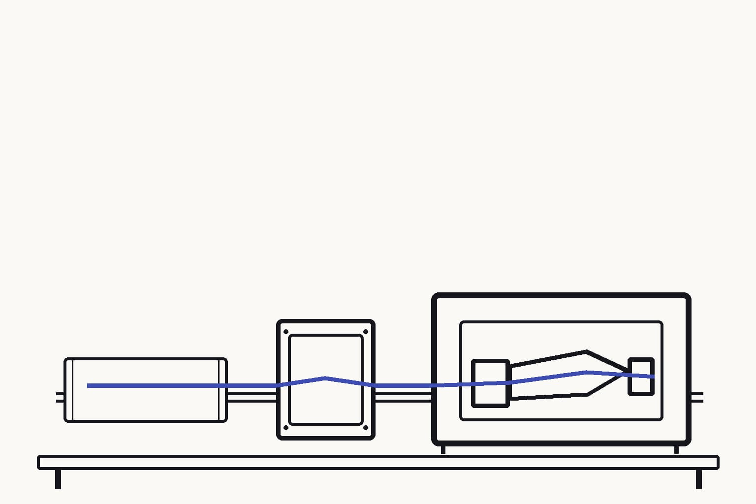 A compact correction plate inserted between an interatomic-model cartridge and a finite-element fatigue-test fixture for one turbine-blade coupon — The plate applies a bounded local correction before the coupon simulation reaches the fatigue fixture