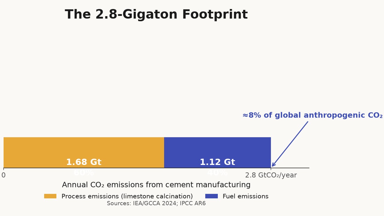 The 2.8-Gigaton Footprint