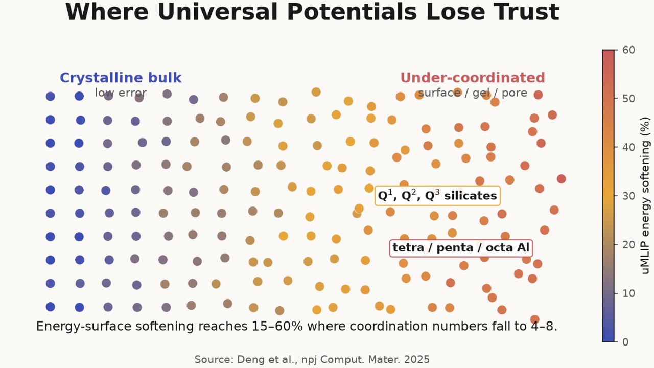 Where Universal Potentials Lose Trust