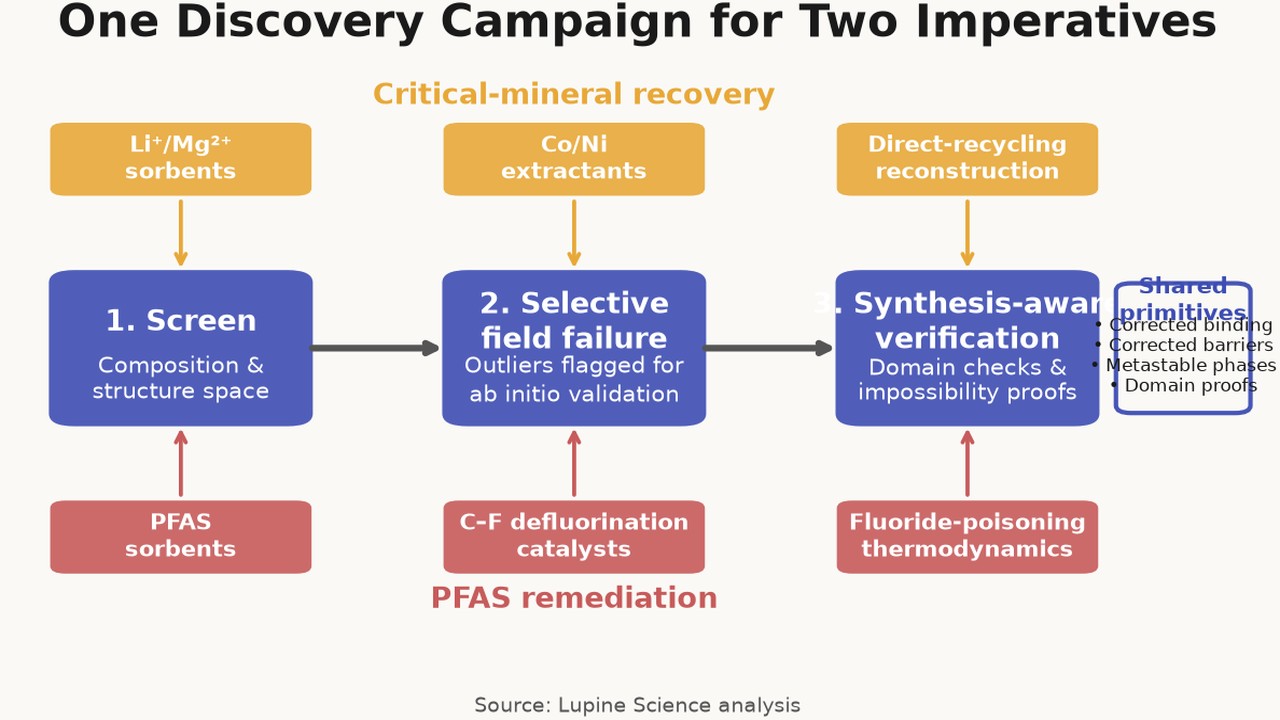 One Discovery Campaign for Two Imperatives