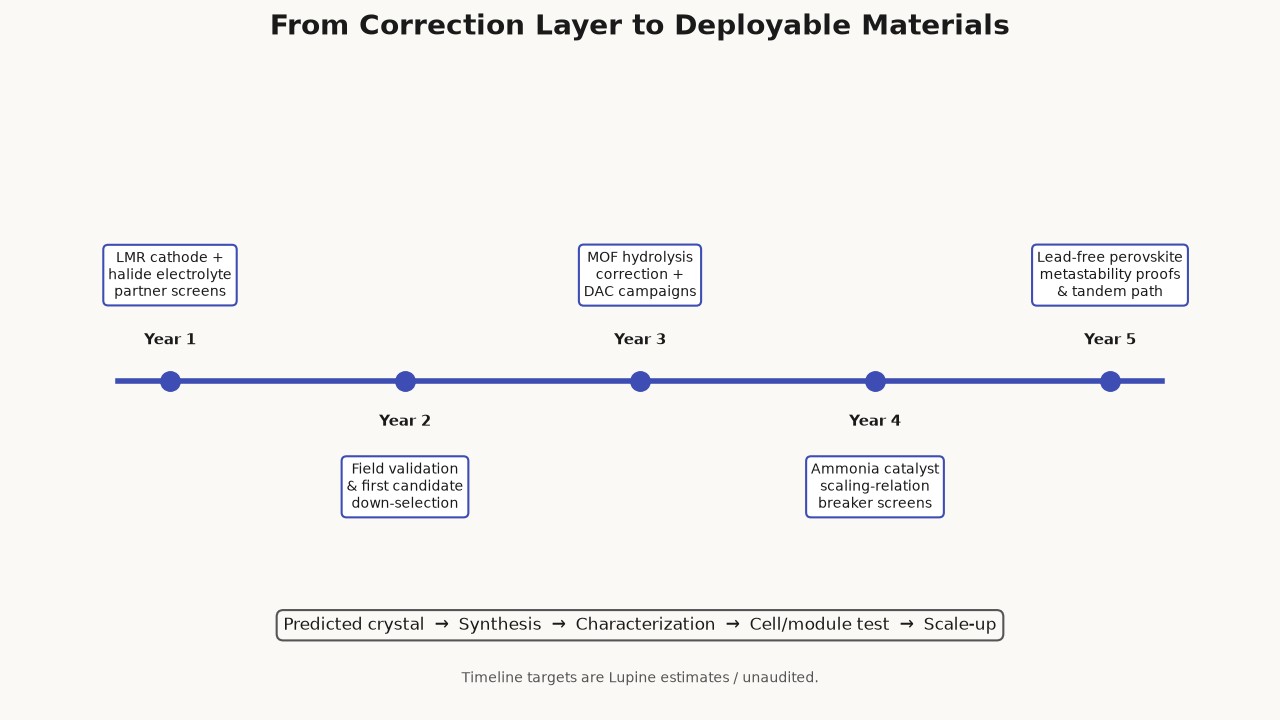From Correction Layer to Deployable Materials