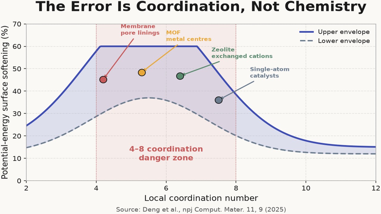 The Error Is Coordination, Not Chemistry